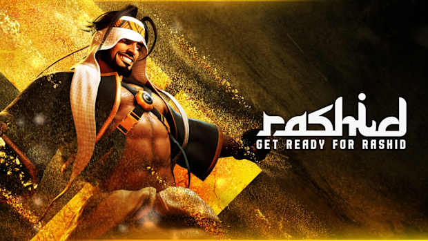 Rashid splash art for SF6